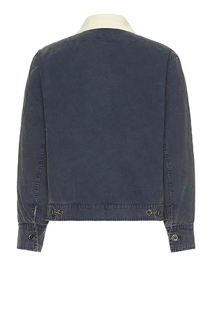 Wish Me Luck Auto Jacket in Blue,Ivory