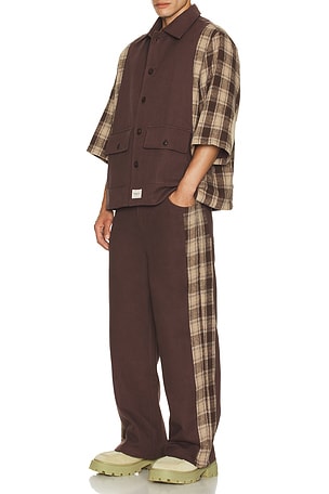 Workers Plaid Pants Wish Me Luck