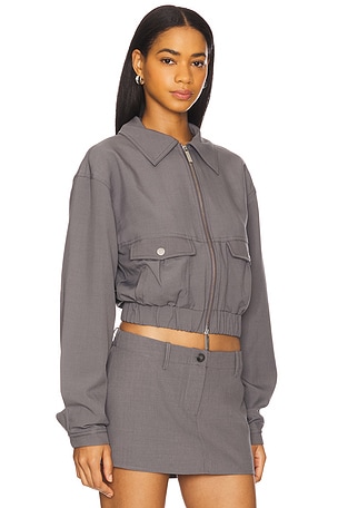 With Jean Monroe Jacket in Grey,Charcoal