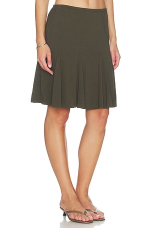 With Jean Mimi Skirt in Army