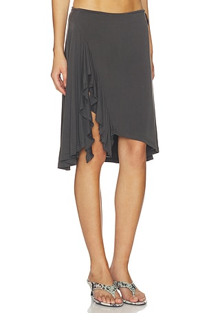 With Jean Jolene Skirt in Charcoal