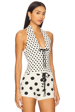 With Jean Dottie Top in White