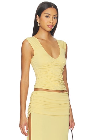 With Jean Lila Top in Yellow. Size XXS. Also