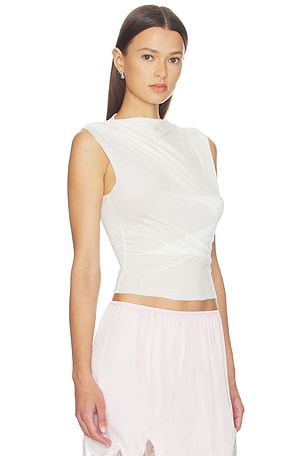 With Jean Adelaide Top in White