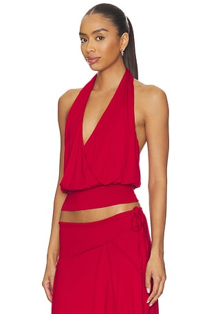 With Jean x REVOLVE Sharni Top in Red
