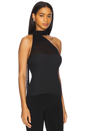 With Jean Larissa Top in Black