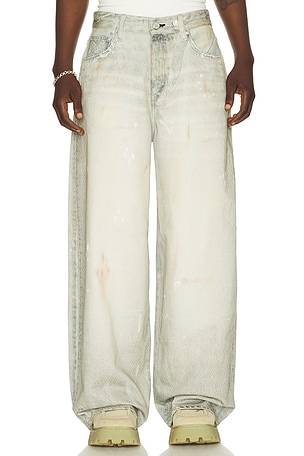 Lyon Printed Denim Jeans Won Hundred