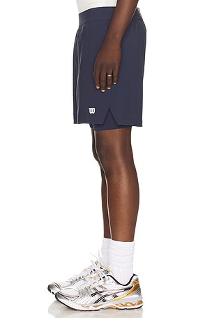 Wilson Set Point Short 5 Lined in Navy