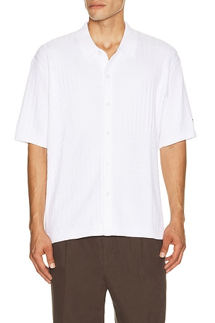 M Cable Blocked Sweater Polo Wilson