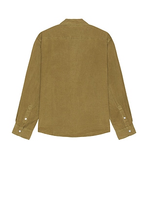 Worship Supplies Linen Long Sleeve Shirt in Olive
