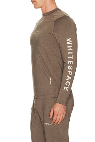 Whitespace Graphene Crew Neck T-Shirt in Grey. Size XXL/2X. Also