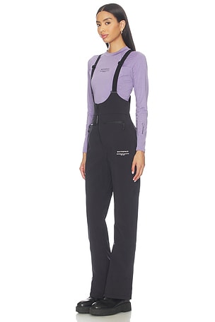 Whitespace High Waisted Riding Bib in Black