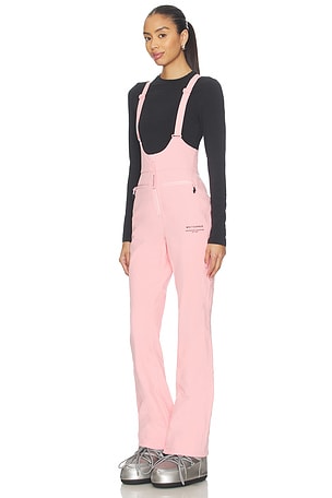 Whitespace High Waisted Riding Bib in Pink