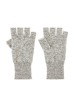 White + warren cashmere fingerless shops gloves heather gray