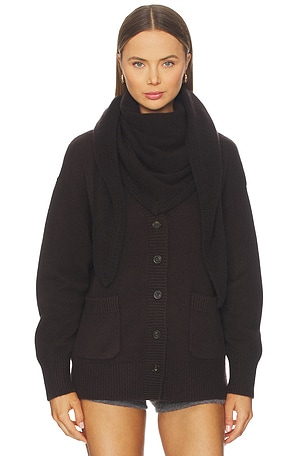 Cashmere Triangle Scarf White + Warren