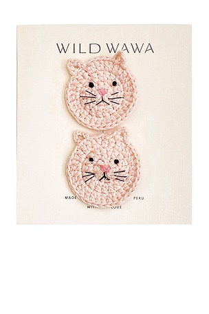 Kids Crochet Kitty Clip Set Wild Wawa