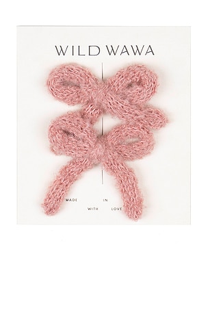 Kids Bow Clip Set Wild Wawa