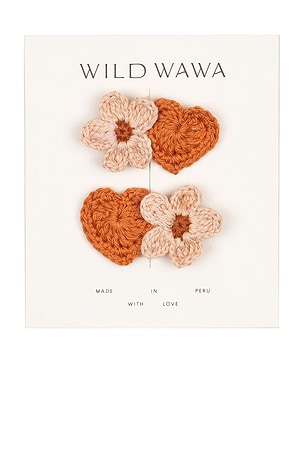 Crochet Clip Set Wild Wawa