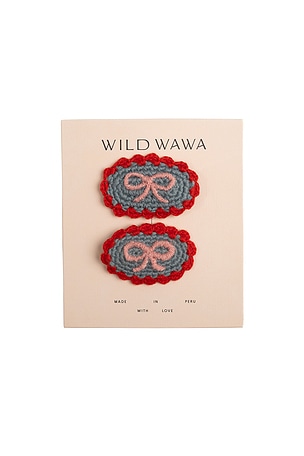 Kids Crochet Clip Set Wild Wawa