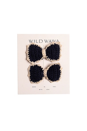 Knitted Bows Clip Set Wild Wawa
