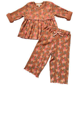 Kids Rib Pant Set Wild Wawa