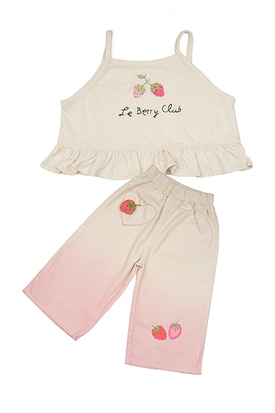 Wild Wawa Wide Leg Pant Set in Multi