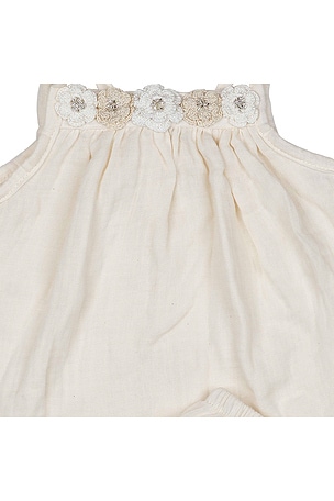Wild Wawa Kids Petal Two Piece Set in Cream