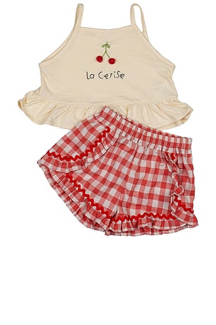 Kids Ruffle Short Set Wild Wawa