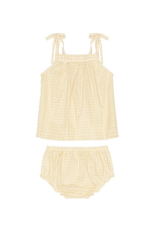 Wild Wawa Crochet Daisy Set in Lemon