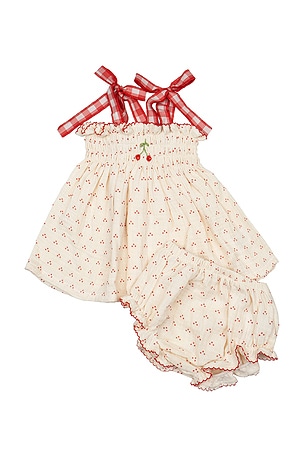 Embroidered Smock Set Wild Wawa
