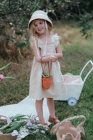 Wild Wawa Kids Crochet Purse in Orange