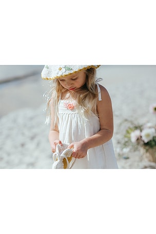 Wild Wawa Kids Crochet Purse in White