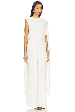 WeWoreWhat Draped Dolman Sleeve Jumpsuit in Ivory