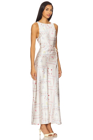 WeWoreWhat Boat Neck Slip Dress in Ivory