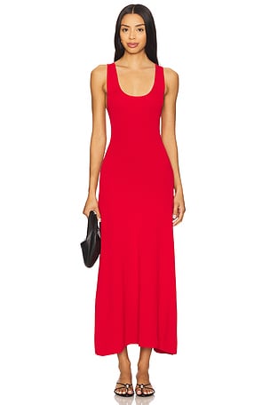 Ruched Strap Midi Dress WeWoreWhat