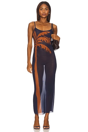 Mesh Scoop Maxi Slip Dress WeWoreWhat