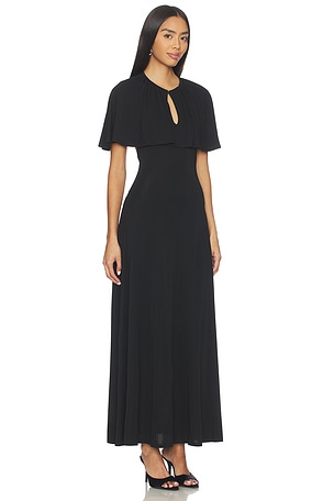 WeWoreWhat Cape Midi Dress in Black
