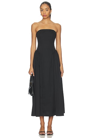 Strapless Corset Ruched Dress WeWoreWhat