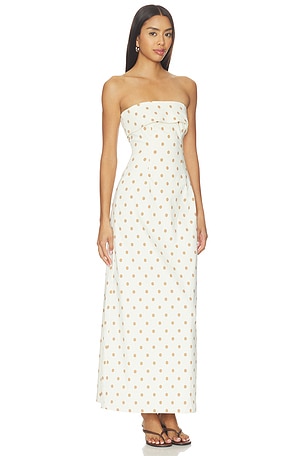 Weworewhat vestido dress en color crema