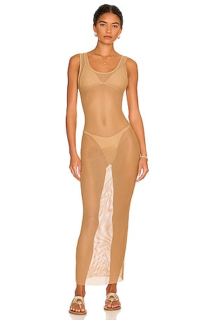 Fishnet Maxi Dress WeWoreWhat