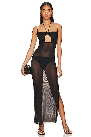 Mesh Strappy Maxi Dress WeWoreWhat