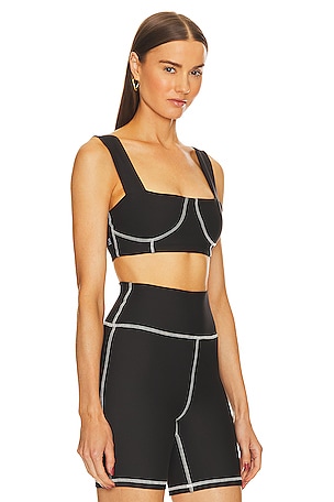 WeWoreWhat Corset Bra Top in Black