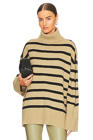 Striped Turtle Neck WeWoreWhat