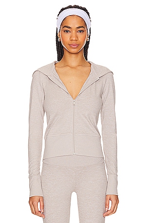 Fitted Zip Up HoodieWeWoreWhat$88
