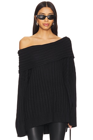 Oversized Off Shoulder Sweater WeWoreWhat