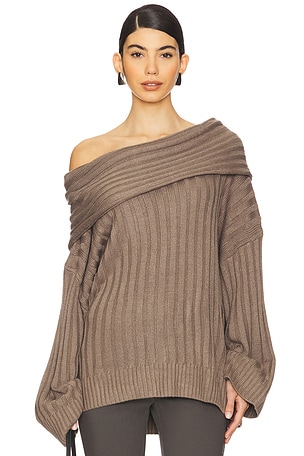 Oversized Off Shoulder Sweater WeWoreWhat