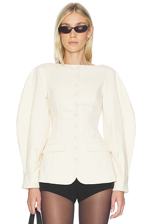Cocoon Sleeve Peplum Blazer WeWoreWhat