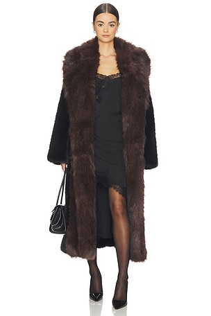 Faux Fur Belted Jacket WeWoreWhat