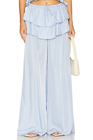 Ruffle Waist Flare Pant WeWoreWhat