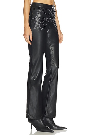 WeWoreWhat Low Rise Western Pant in Black